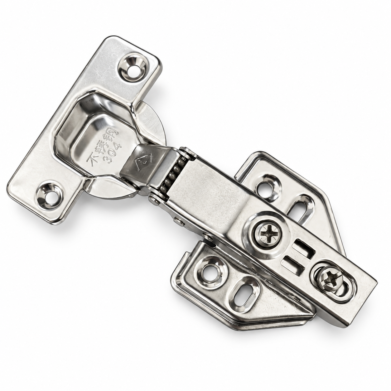 Stainless Steel Cabinet Hinge — توضيحي